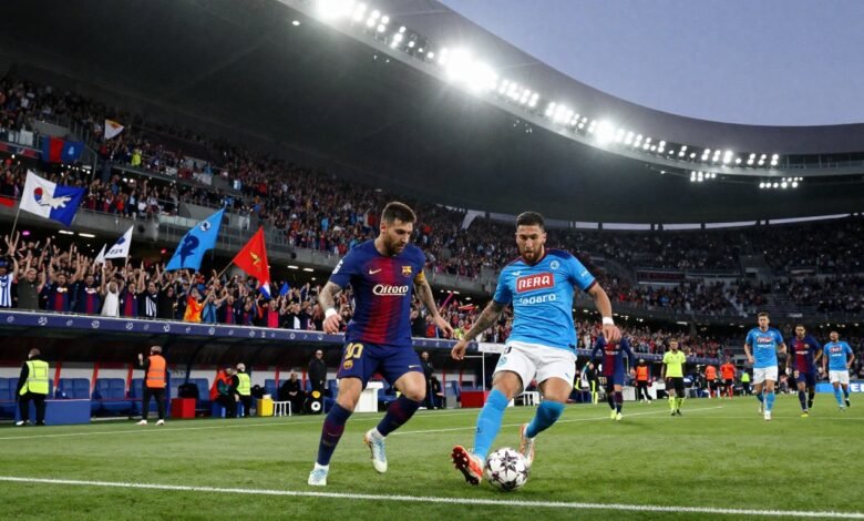 Barcelona vs Napoli Liga Champions